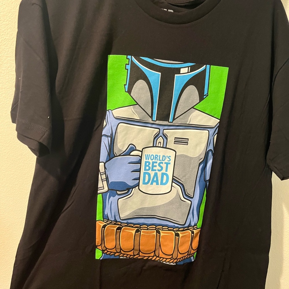 LG Black T-Shirt with Colorful Graphic